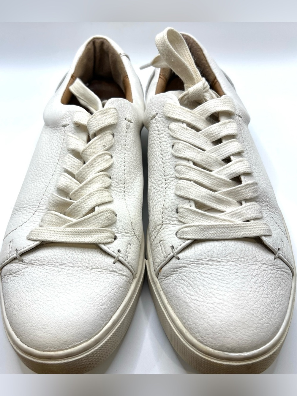 Frye Cream Leather Women’s Sneakers Size 8